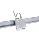 InLine® Keystone SNAP-In Fiber Keystone module holder, 1-port for DIN rail