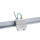 InLine® Keystone SNAP-In Fiber Keystone module holder, 1-port for DIN rail