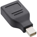 InLine® DisplayPort converter, mini DisplayPort male to HDMI female, FullHD/60Hz, black