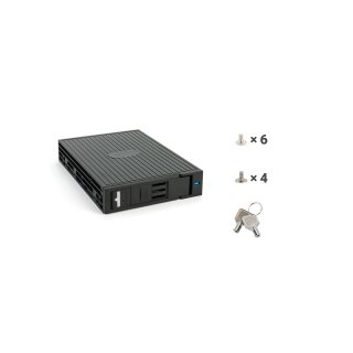 FANTEC MR-25, 2,5 SATA & SAS HDD/SSD Wechselrahmen