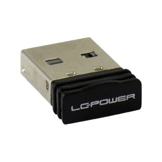Wireless mouse USB port, LC-Power m800BW, optical, black