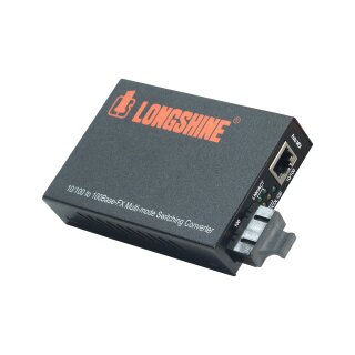 Longshine Ethernet Media Converter 10/100 TP to 100 LWL(SC), LCS-C842MC