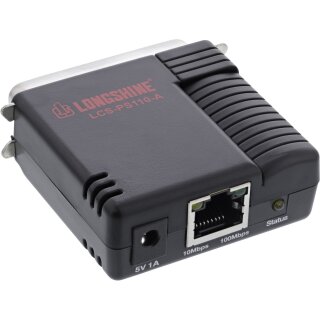 Print server 100 Mbps 1x parallel TP Longshine LCS-PS110