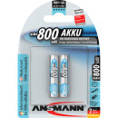 Ansmann "maxE" NiMH battery, (AAA), 800mAh, 2...