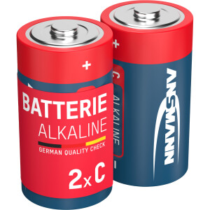 ANSMANN 1513-0000 RED Alkaline Batterie Baby C 7200mAh,...