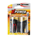 Ansmann alkaline X-Power battery, Mono (D), 2 pcs. pack...