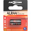 Ansmann alkaline battery, 6V, 4LR44, pack of 1 (1510-0009)