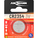Ansmann button cell 3V Lithium CR2354, 1 piece blister (1516-0012)