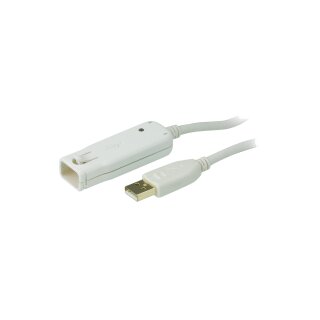 ATEN UE2120 Repeater USB 2.0 Aktiv-Verlängerung mit Signalverstärkung Stecker A an Buchse A 12m