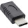 InLine® USB 3.2 Gen.2 Adapter, Type C male to C female, silver