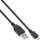InLine® Micro-USB 2.0 Kabel, Schnellladekabel, USB-A Stecker an Micro-B Stecker, schwarz, 1,8m