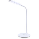 InLine® SmartHome LED Table lamp with Qi charger and USB A F Plug, white