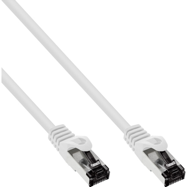 InLine® Patch Cable S/FTP PiMF Cat.8.1 halogen free 2000MHz white 2m