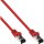 InLine® Patch Cable S/FTP PiMF Cat.8.1 halogen free 2000MHz red 3m