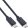 InLine® USB 3.2 Gen.2 Cable, USB Type-C male/male, black, 0.5m
