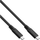 InLine® USB 3.2 Gen.2x1 Cable, USB Type-C male/male, black, 5m