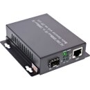 InLine® Network Media Converter 10/100/1000Mb/s TP to SFP FO (for LC Duplex), SM, 20km