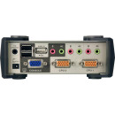 KVM Switch, 2-ports, ATEN CS1732B, USB, PS/2, Audio, OSD
