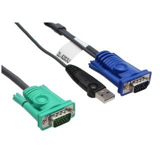 ATEN 2L-5205U KVM Kabelsatz, VGA, USB, Lnge 5m