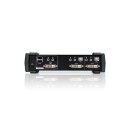 KVMP Switch, ATEN, 2x, CubiQ CS1762A, DVI, USB, Audio