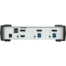 ATEN CS1912 KVMP-Switch 2-fach, DisplayPort, USB 3.0, UHD