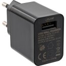InLine® USB Power Adapter Single, 100-240V to 5V/2.5A, black
