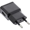 InLine® USB Power Adapter Single, 100-240V to 5V/1.2A black