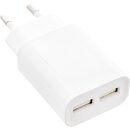 InLine® USB Power Adapter DUO, 2-Port 100-240VAC to 5V /...