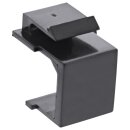 InLine® Keystone SNAP-In blind cover for module slot, black, 10 pcs.