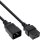 InLine® Power cable C19 to C20 3-pin IEC male to female black 2m