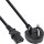 30pcs. Bulk-Pack InLine® power cable, mains plug England on cold appliance plug C13, 1.8m