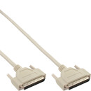 InLine® Serial Extension Cable 37 Pin DB37 male to male direct 1m
