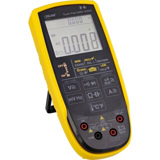 InLine® Multimeter with touch pad and illuminated display, CAT III / CAT IV