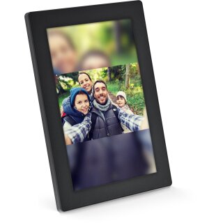 InLine®, digitaler WIFI-Bilderrahmen WiFRAME, 10,1, 1280x800 16:9 LCD IPS Touchscreen, Frameo APP, schwarz