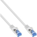 InLine® Patch cable, Cat.6A, S/FTP, TPE flexible, white, 50m