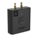 InLine® Airplane Bluetooth Audio Transmitter, BT 5.0, aptX HD/LL, Flight Adapter with Charging Case