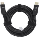 InLine® DisplayPort 1.4 AOC cable active, 8K4K, black, gold, 30m
