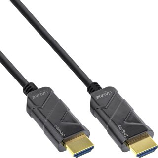 InLine HDMI AOC cable, Ultra High Speed HDMI cable, 8K4K, black, 50m