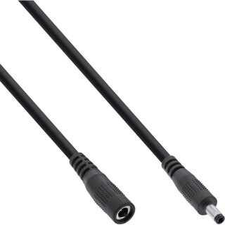 InLine® dc extension cable, DC plug male/female 4.0x1.7mm, 2m