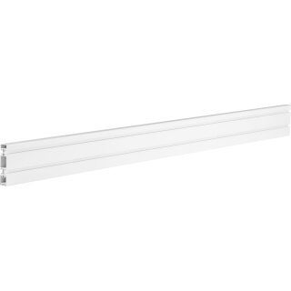 InLine® Aluminum Slatwall Panel for wall mounting, white, 1.2m