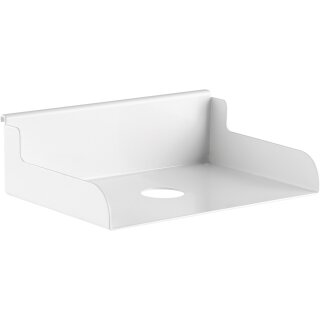 InLine® Slatwall Shelf small, white
