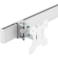 InLine® Aluminium Monitor-Tischhalterung für 4 Monitore bis 32", 8kg