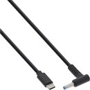 InLine USB-C zu HP Notebook (rund/klein) Ladekabel, 2m