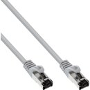 InLine® Patch Cable S/FTP PiMF Cat.8.1 halogen free 2000MHz grey 0,3m