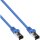 InLine® Patch Cable S/FTP PiMF Cat.8.1 halogen free 2000MHz blue 0,3m