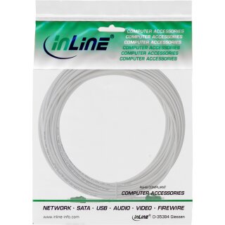 InLine® LWL Simplex Kabel, FTTH, LC/APC 8° zu LC/APC 8°, 9/125µm, OS2, 50m