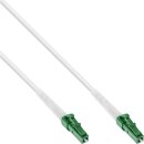 InLine® Fiber Optical Simplex Cable, FTTH, LC/APC 8° to LC/APC 8°, 9/125µm, OS2, 0,5m
