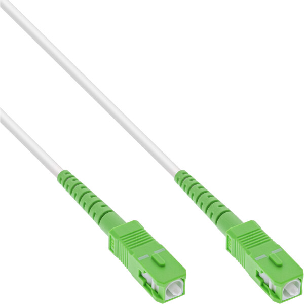 InLine® Fiber Optical Simplex Cable, FTTH, SC/APC 8° to SC/APC 8°, 9/125µm, OS2, 50m