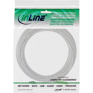 InLine® LWL Simplex Kabel, FTTH, LC/APC 8° zu SC/APC 8°, 9/125µm, OS2, 20m