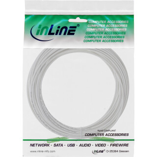 InLine LWL Simplex Kabel, FTTH, SC/APC 8 zu SC/APC 8, 9/125m, OS2, 20m